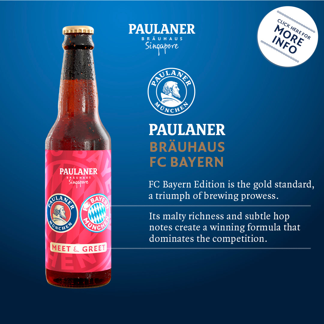 Paulaner Brauhaus Singapore FC Bayern bottle