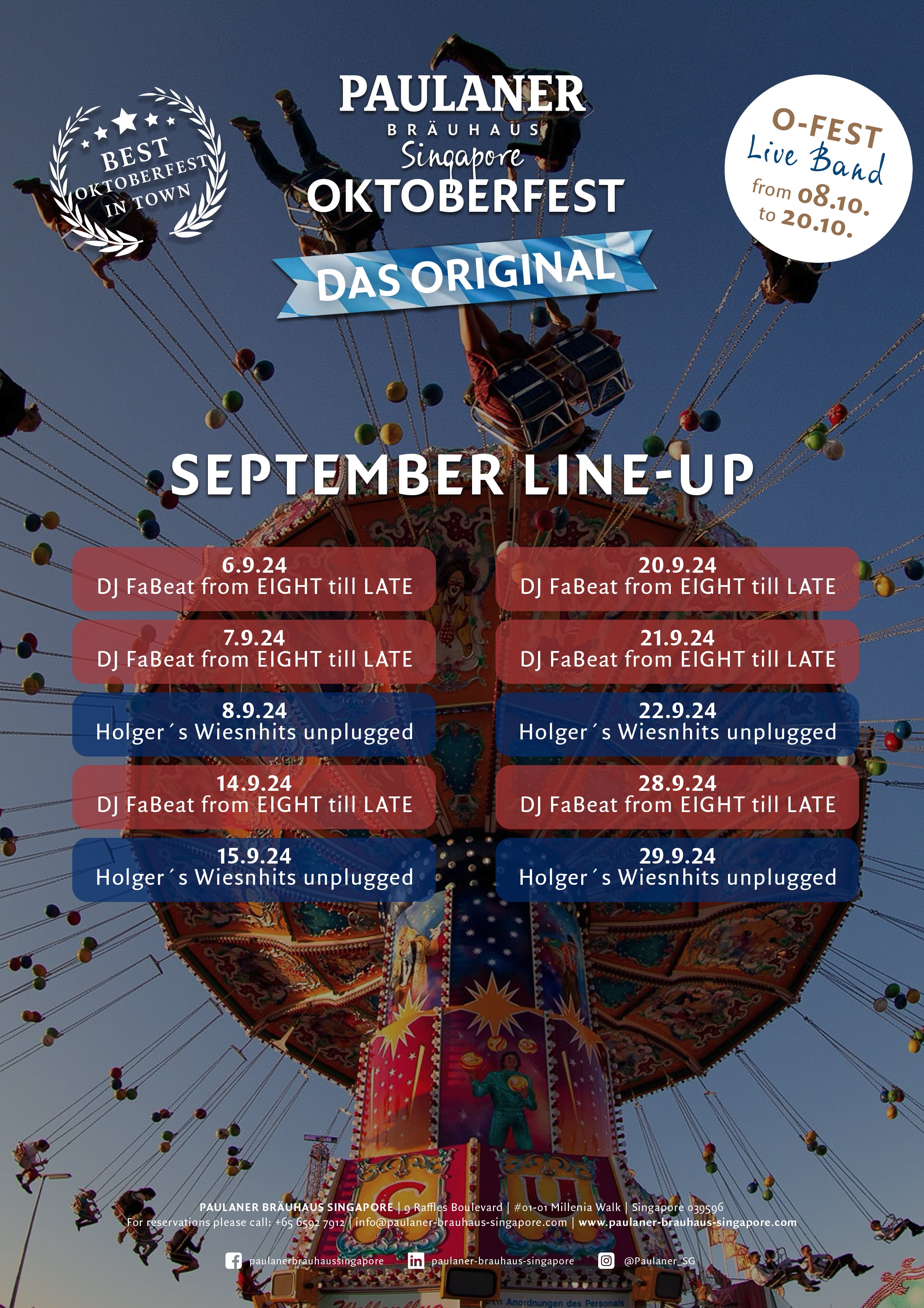 September 2024 line-up 