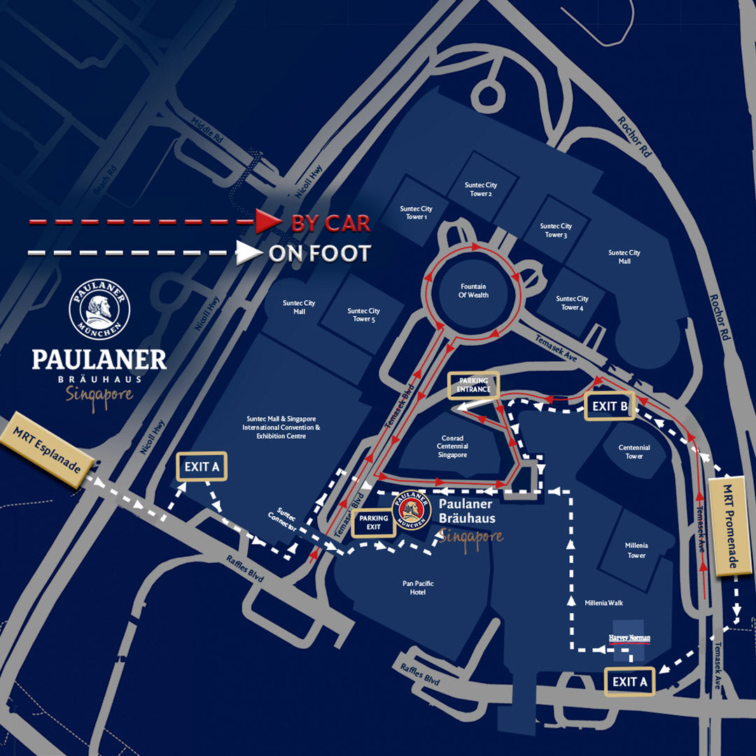 Paulaner Brauhaus Singapore Map