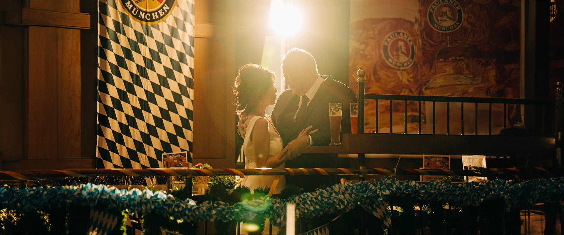 Image of couple in a wedding event at Paulaner Brauhaus Singapore