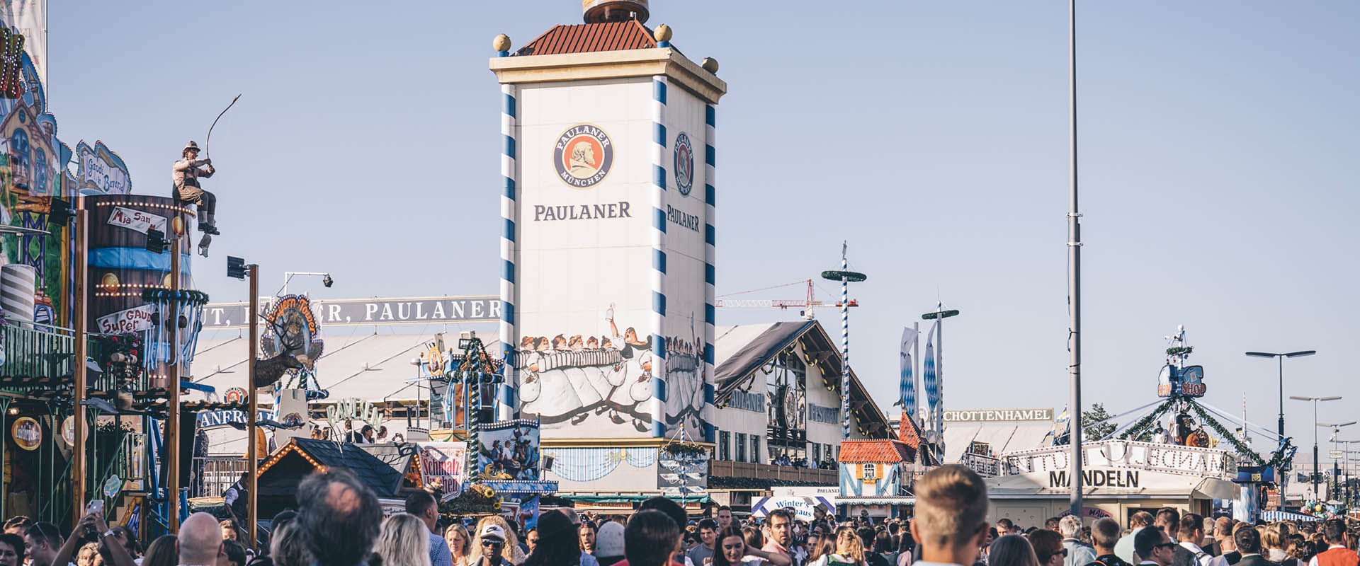 View of Paulaner brewhouse