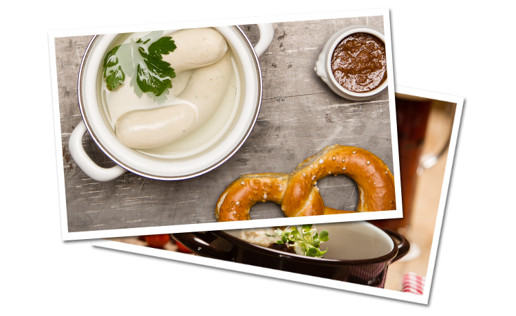 images of food served at Paulaner Brauhaus Singapore