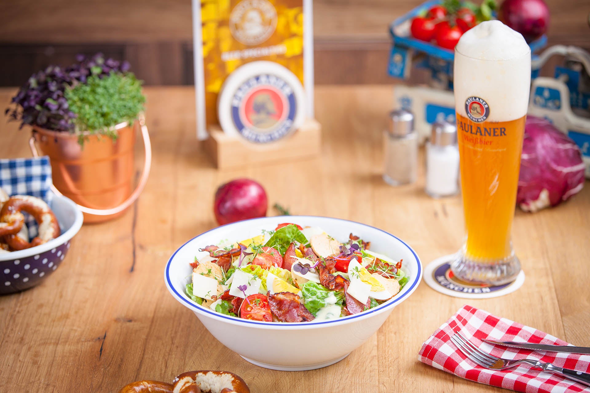 Paulaner Brauhaus Singapore Bavarian Ceasar Salad