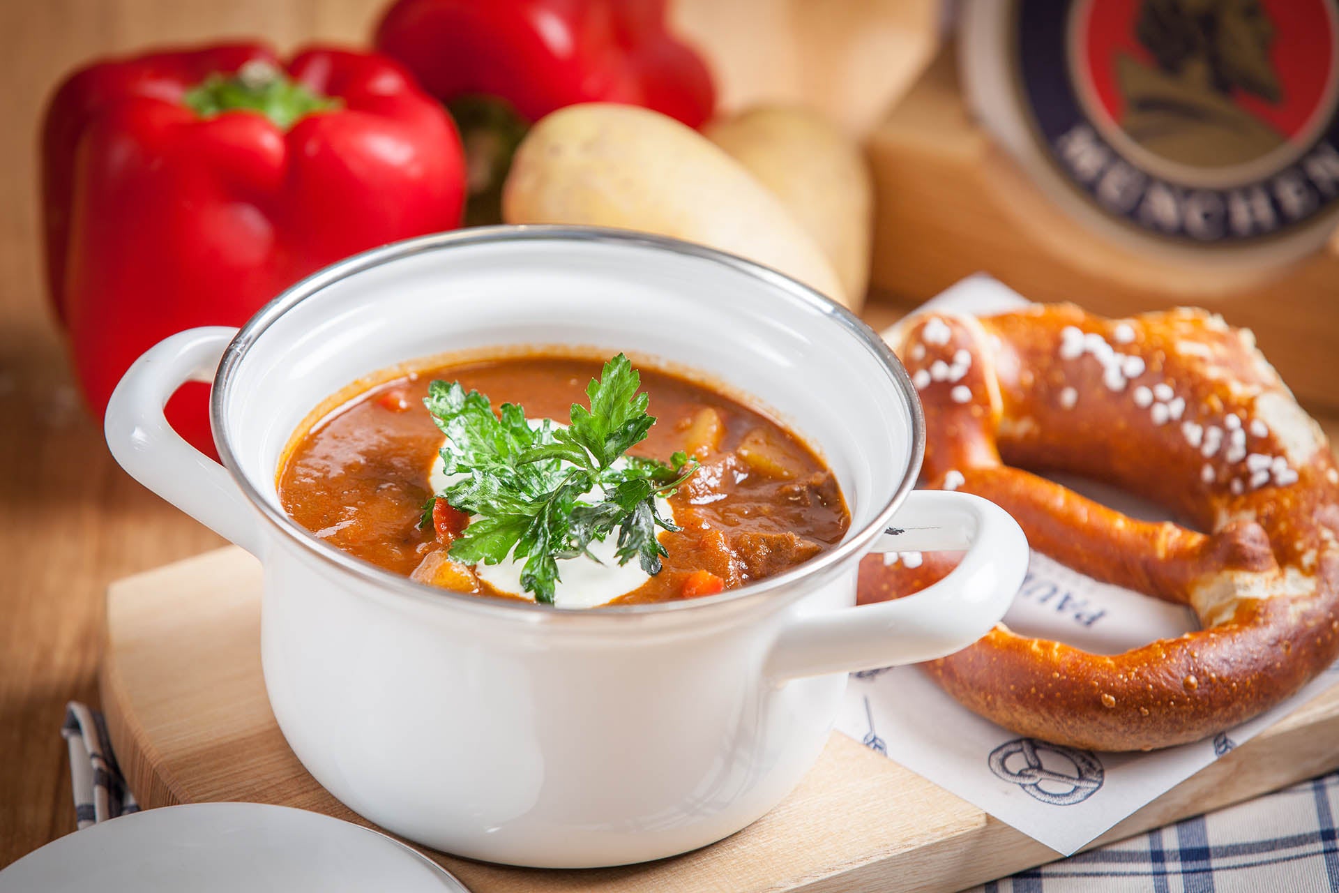 Paulaner Brauhaus Singapore Goulash soup