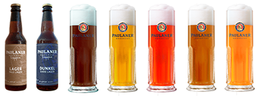 Paulaner Brauhaus Singapore bottles and mugs img 1