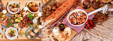 scrolling banner img of foods